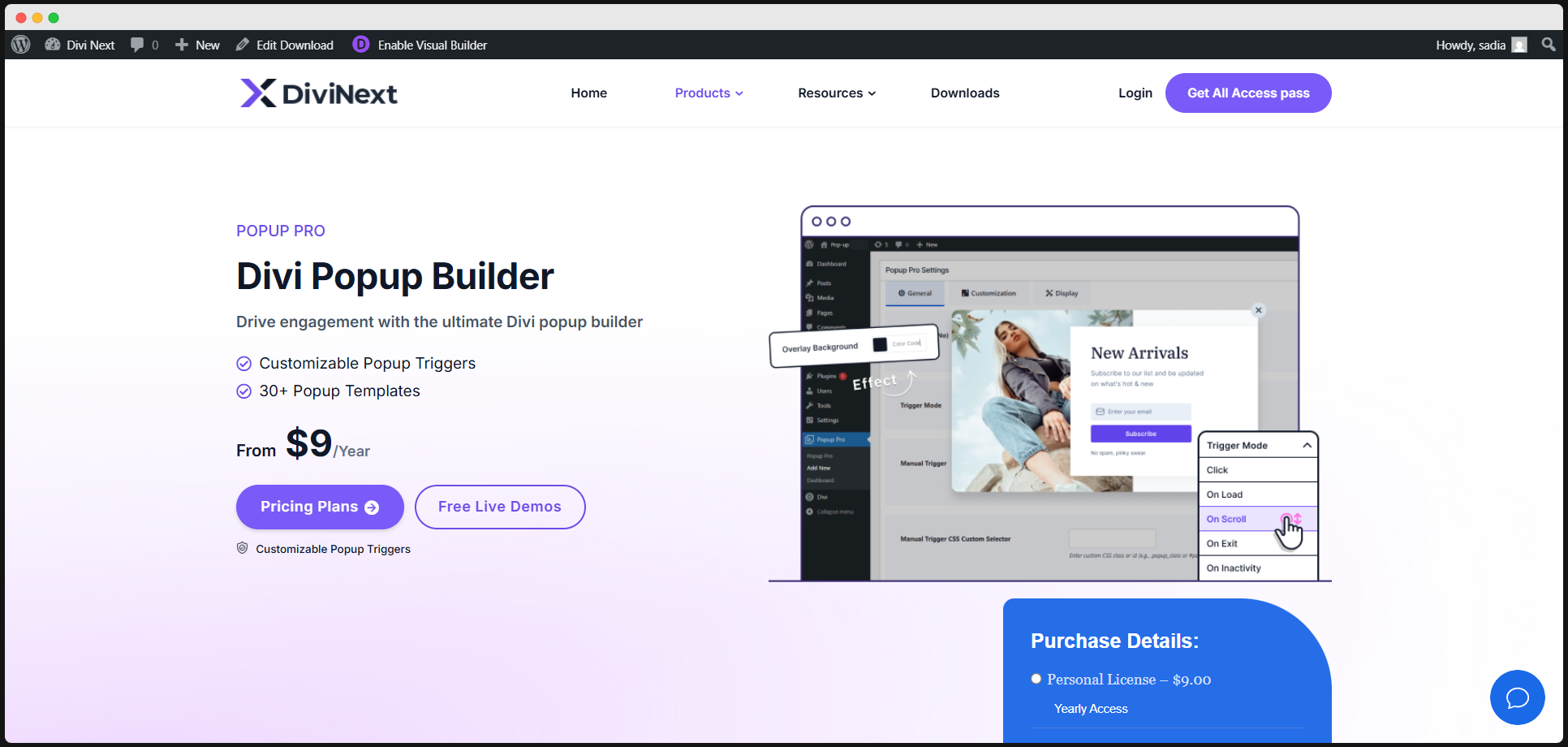 DiviNext PopUp Pro