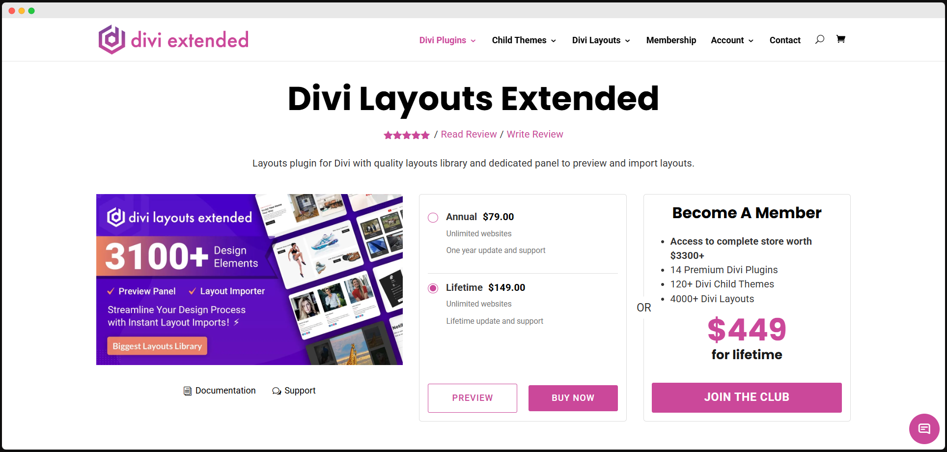 Divi Layouts Extended