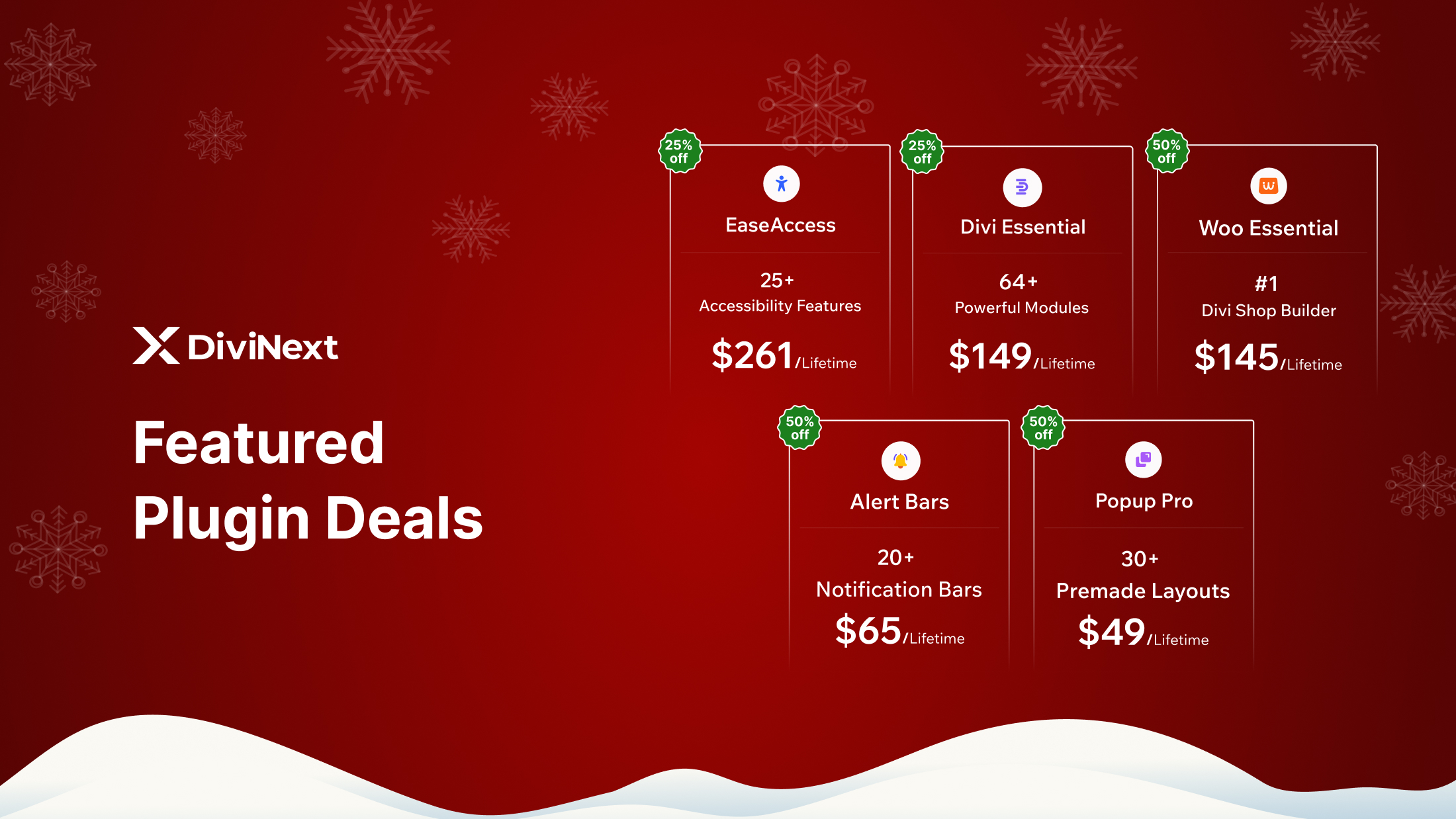 Featured Christmas Sale Plugin Deals