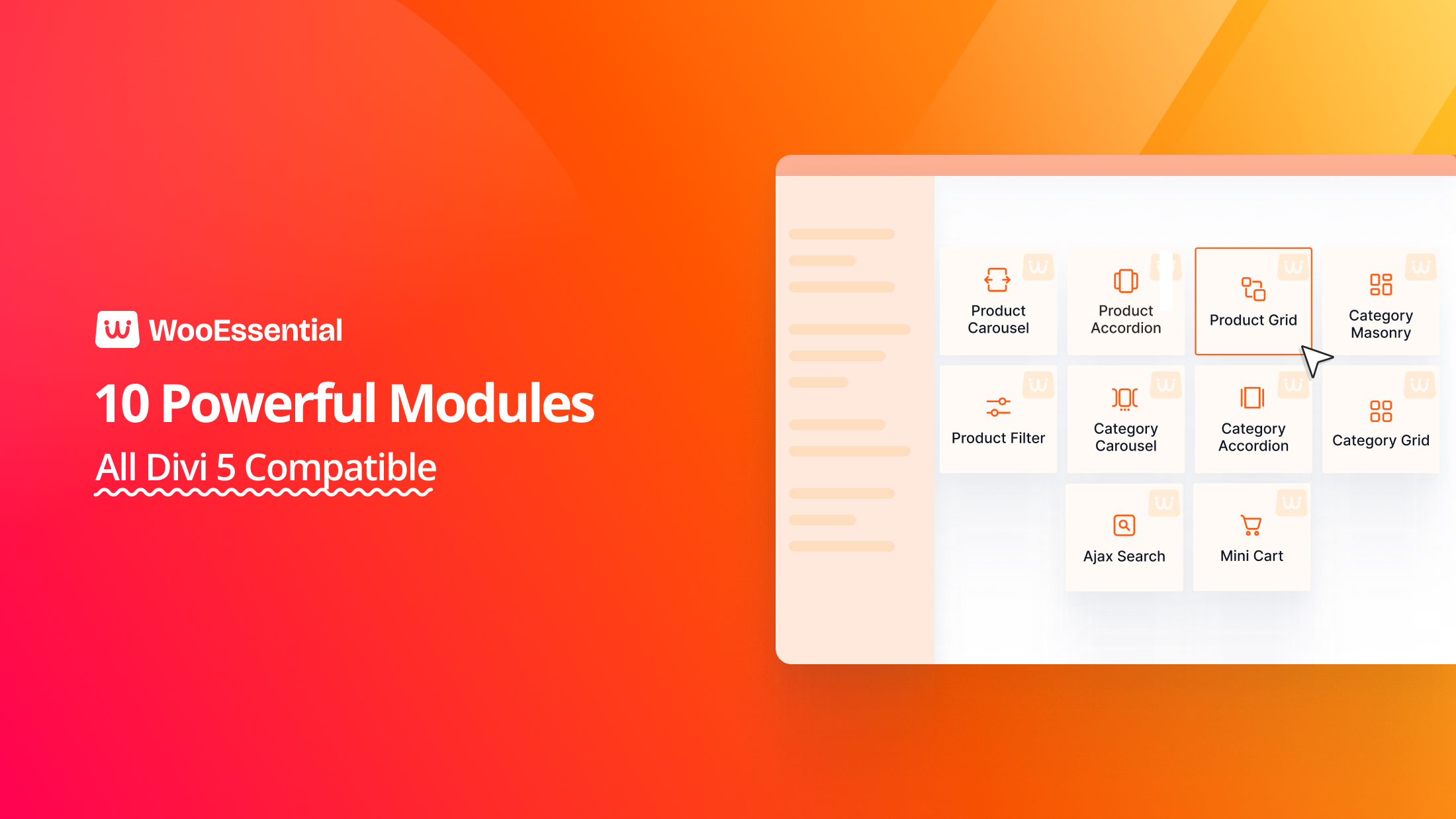 10 Modules are Woo Essential Divi 5 Compatible