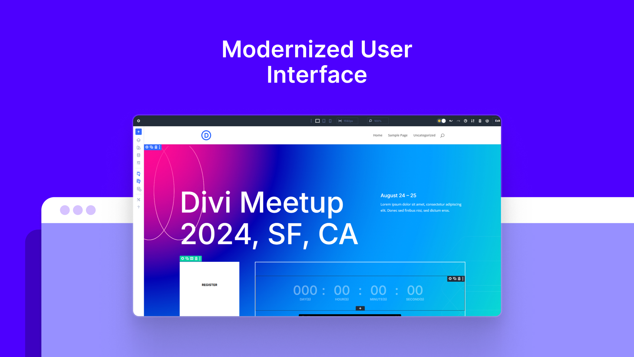 Modernized User Interface